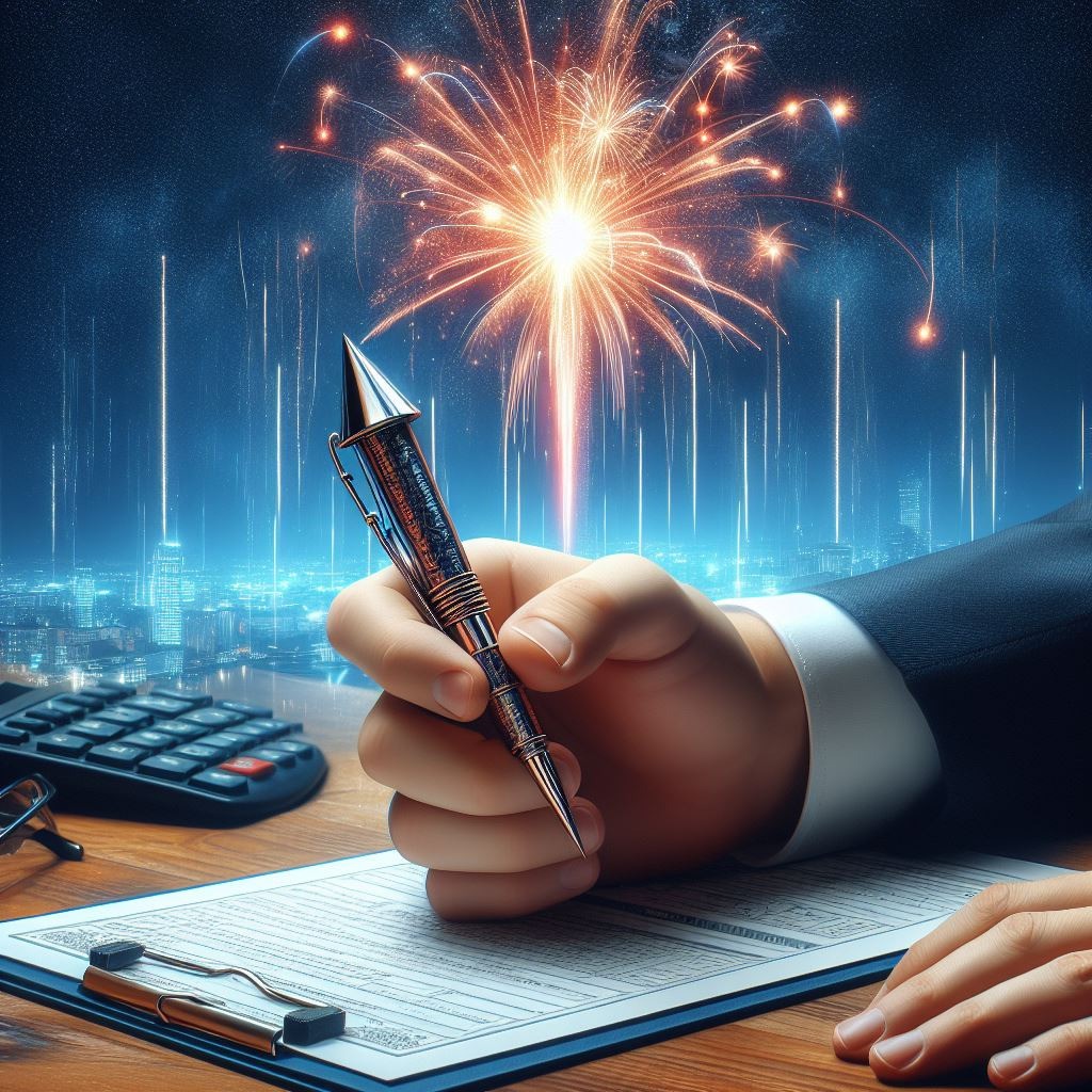 Obtaining the approval of the launch of fireworks