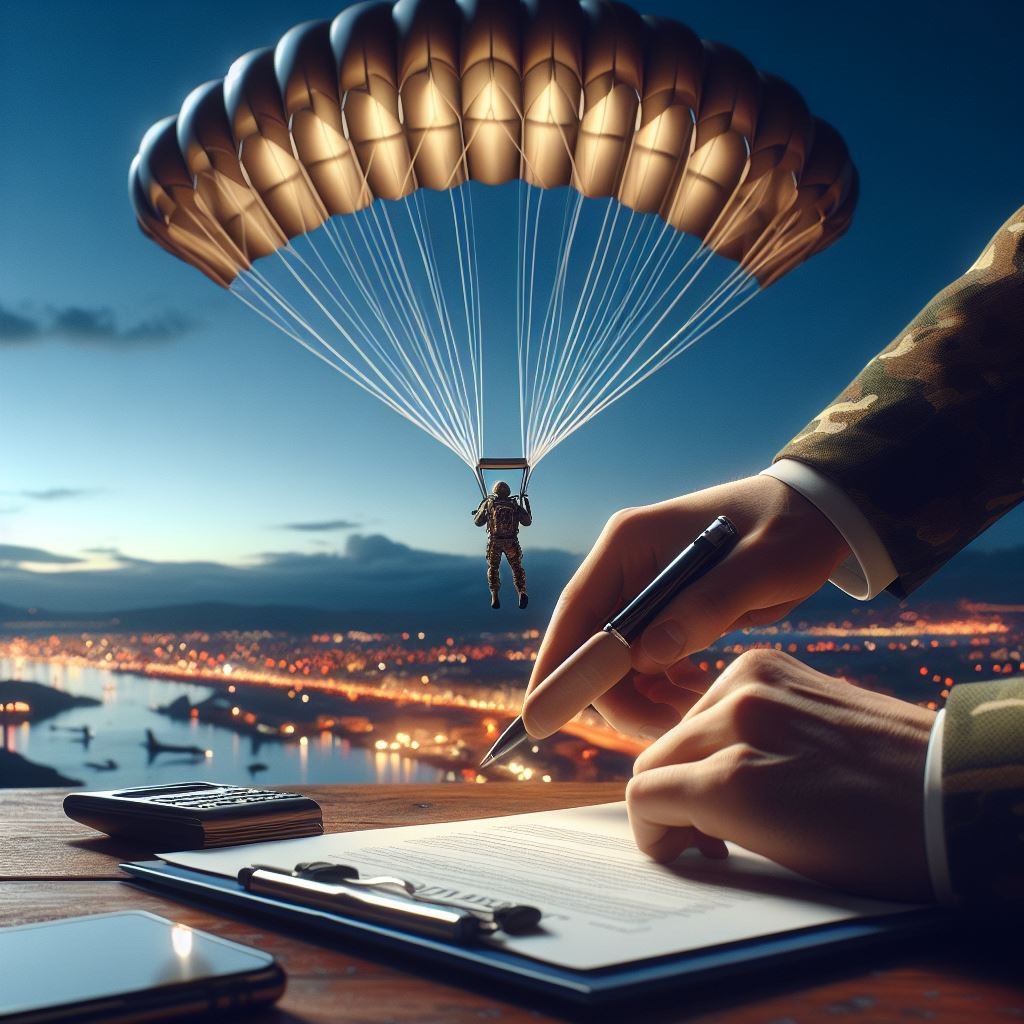 Obtaining the approval to fly by parachute